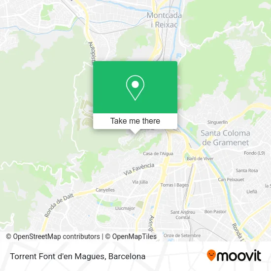 Torrent Font d'en Magues map