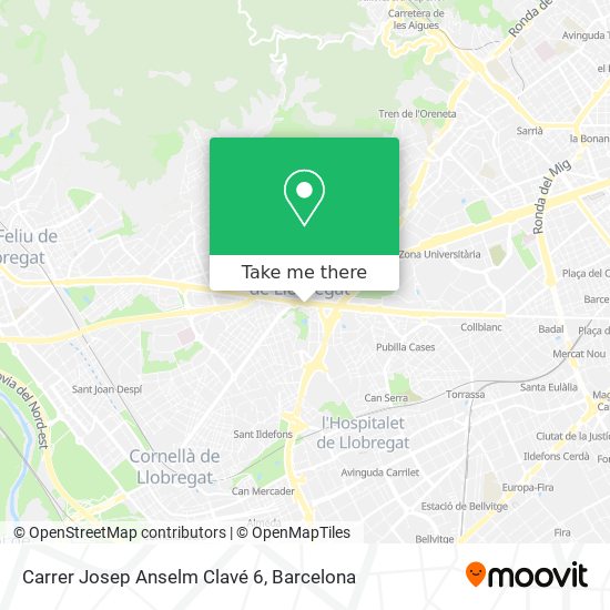 Carrer Josep Anselm Clavé 6 map