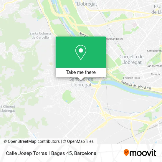 Calle Josep Torras I Bages 45 map