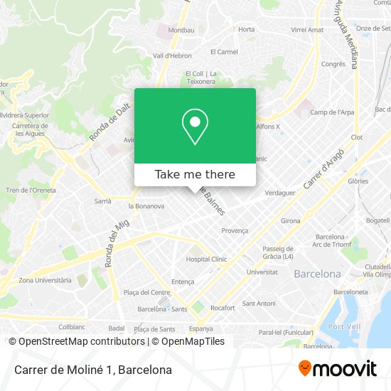 Carrer de Moliné 1 map