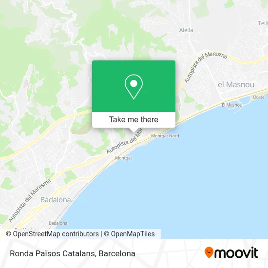 Ronda Països Catalans map