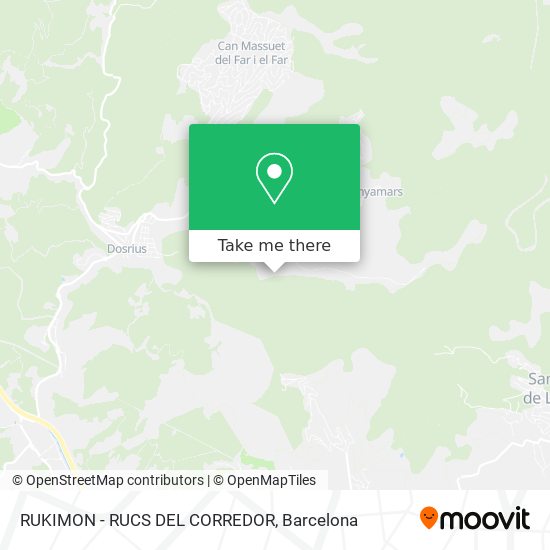 RUKIMON - RUCS DEL CORREDOR map