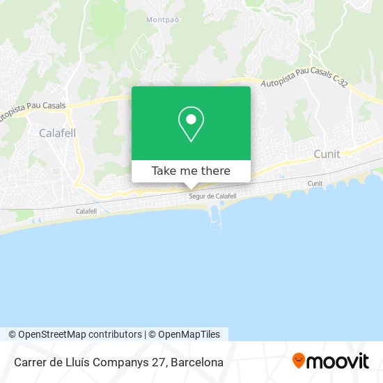 Carrer de Lluís Companys 27 map