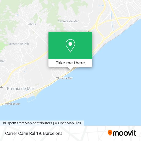 Carrer Camí Ral 19 map