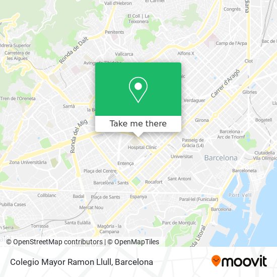 Colegio Mayor Ramon Llull map