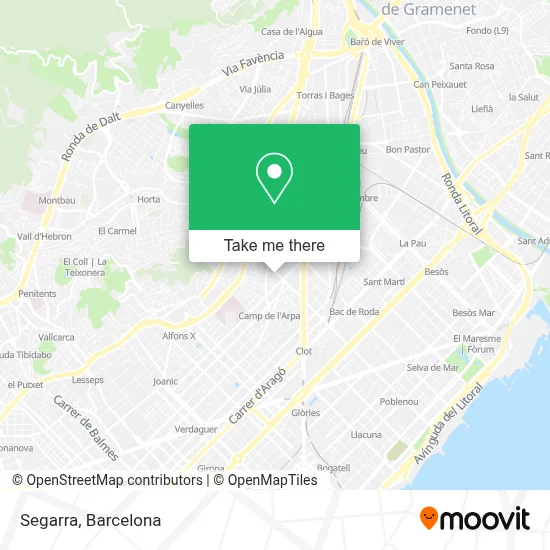 Segarra map