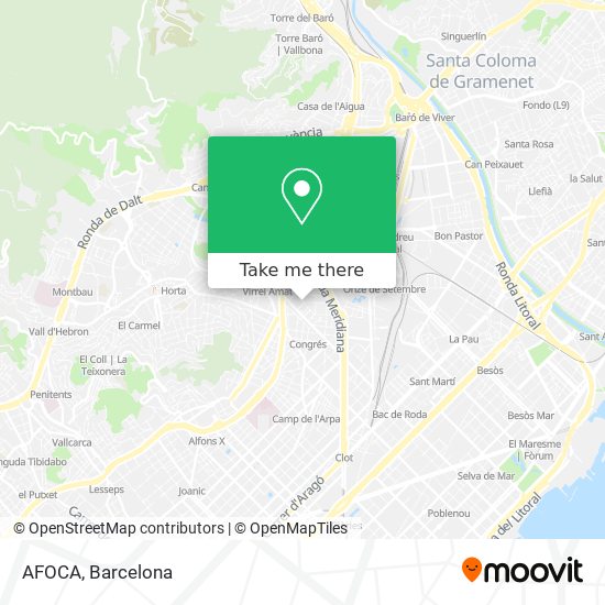 AFOCA map