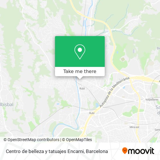 Centro de belleza y tatuajes Encarni map