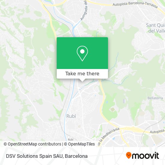 DSV Solutions Spain SAU map