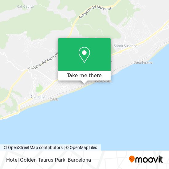 Hotel Golden Taurus Park map