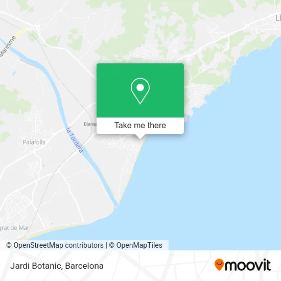 Jardi Botanic map