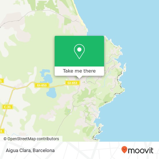 Aigua Clara map