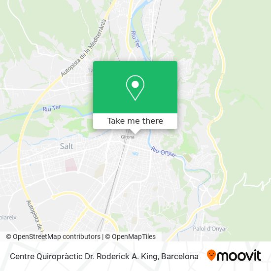 Centre Quiropràctic Dr. Roderick A. King map