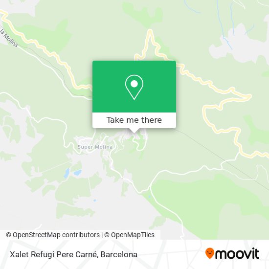 Xalet Refugi Pere Carné map