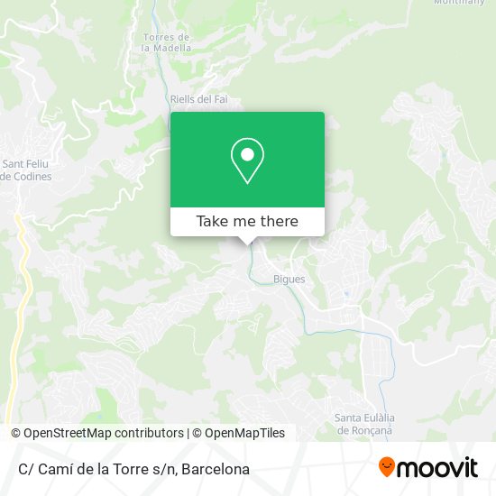 C/ Camí de la Torre s/n map