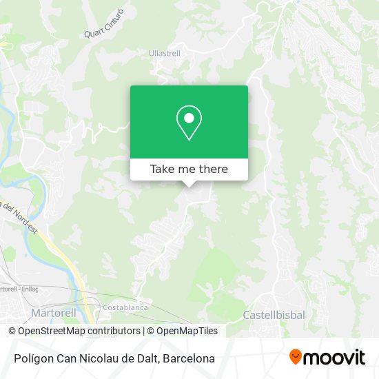 Polígon Can Nicolau de Dalt map