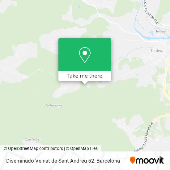 Diseminado Veinat de Sant Andreu 52 map
