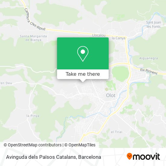 Avinguda dels Països Catalans map
