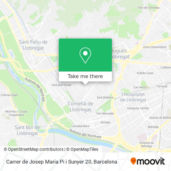 Carrer de Josep Maria Pi i Sunyer 20 map