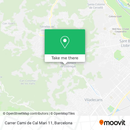 Carrer Cami de Cal Mari 11 map
