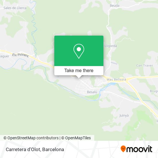 Carretera d'Olot map