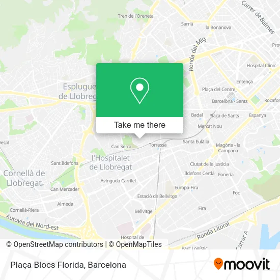 mapa Plaça Blocs Florida