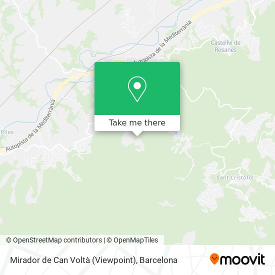 Mirador de Can Voltà (Viewpoint) map