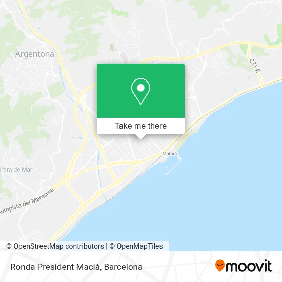 Ronda President Macià map