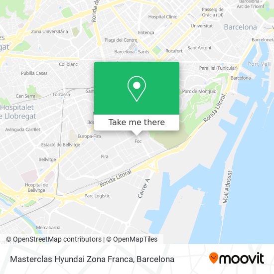 Masterclas Hyundai Zona Franca map