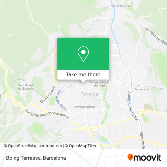 Boing Terrassa map