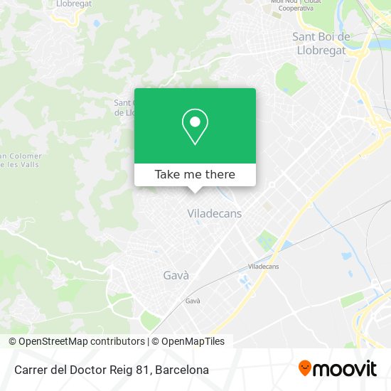 Carrer del Doctor Reig 81 map