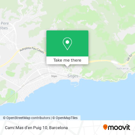 Camí Mas d'en Puig 10 map