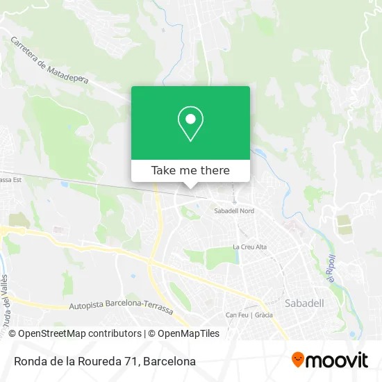 Ronda de la Roureda 71 map