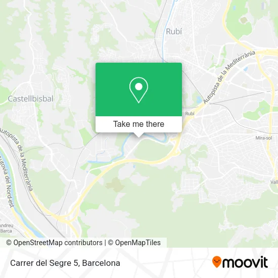 Carrer del Segre 5 map