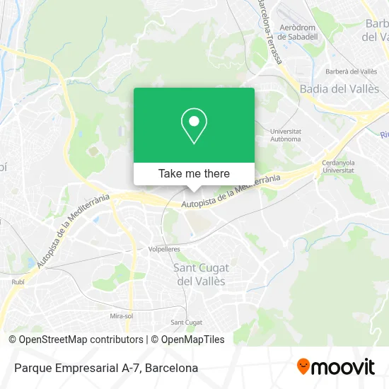 Parque Empresarial A-7 map