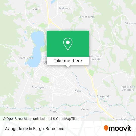 Avinguda de la Farga map