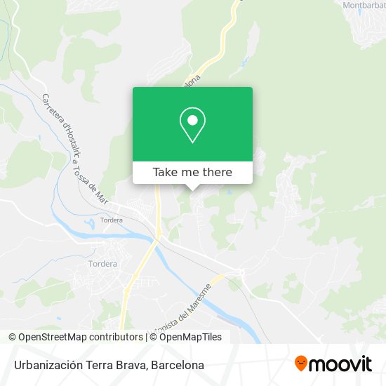 Urbanización Terra Brava map