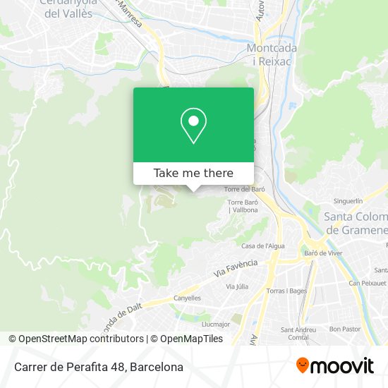 Carrer de Perafita 48 map