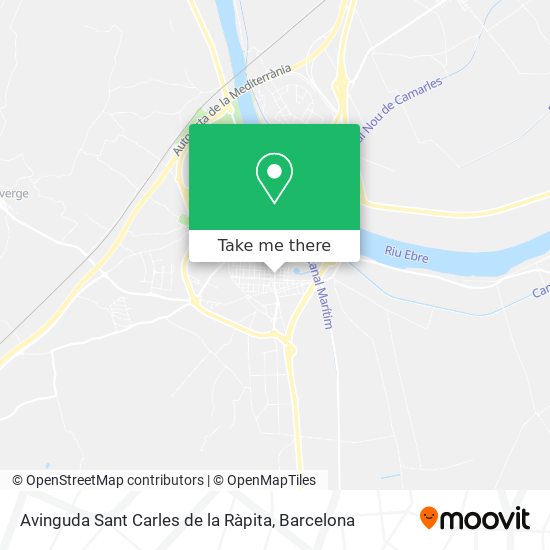 Avinguda Sant Carles de la Ràpita map