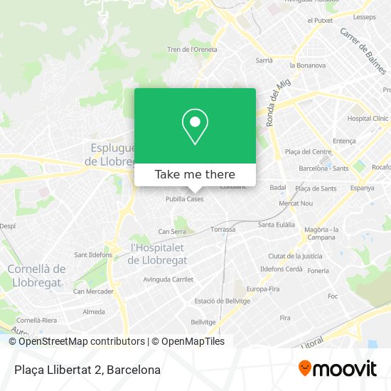 Plaça Llibertat 2 map