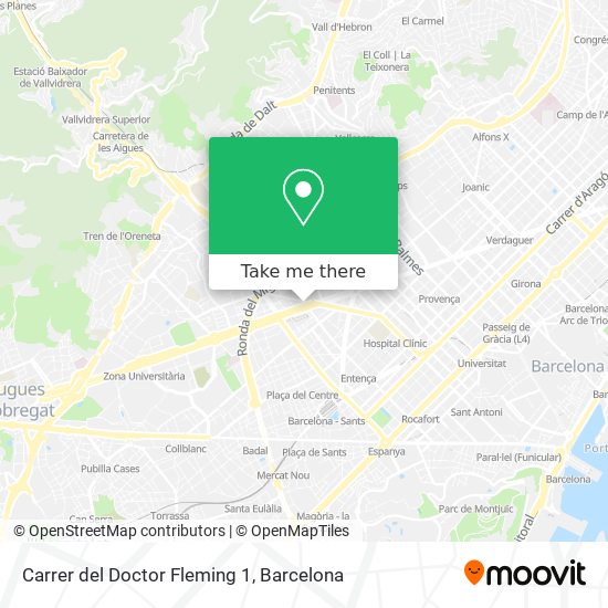 mapa Carrer del Doctor Fleming 1