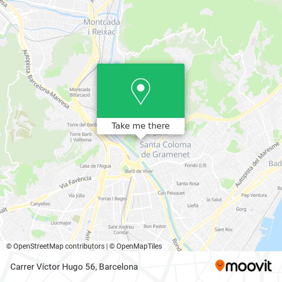 Carrer Víctor Hugo 56 map