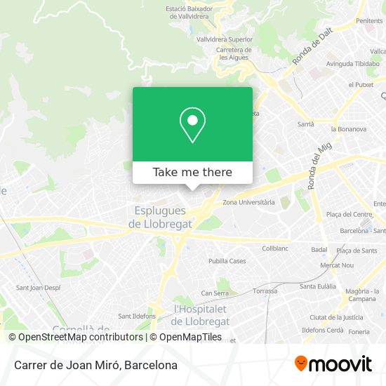 Carrer de Joan Miró map