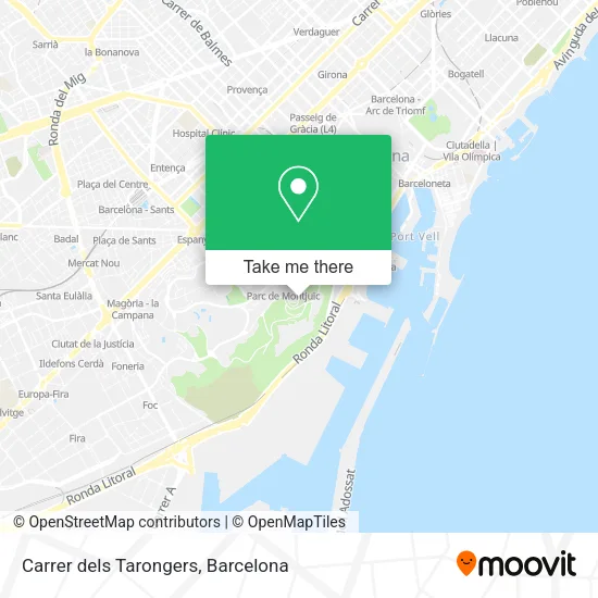 Carrer dels Tarongers map