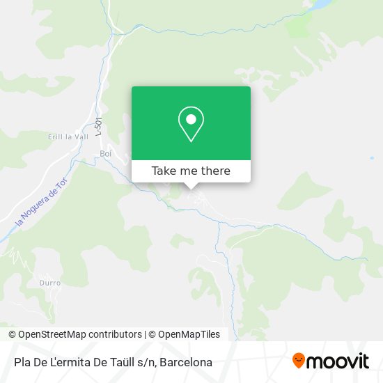 Pla De L'ermita De Taüll s/n map