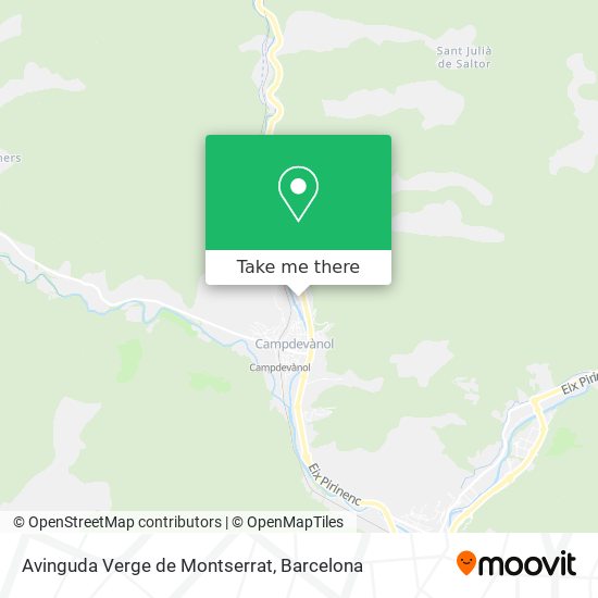 Avinguda Verge de Montserrat map