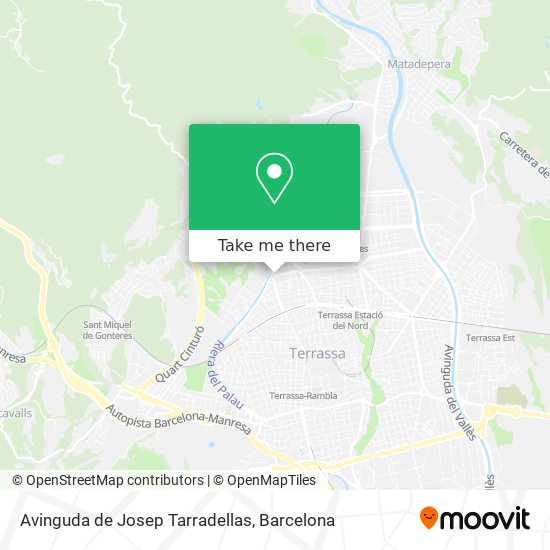 mapa Avinguda de Josep Tarradellas