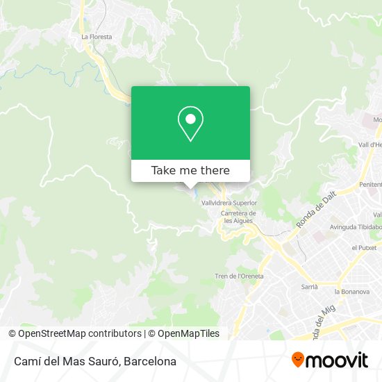 Camí del Mas Sauró map