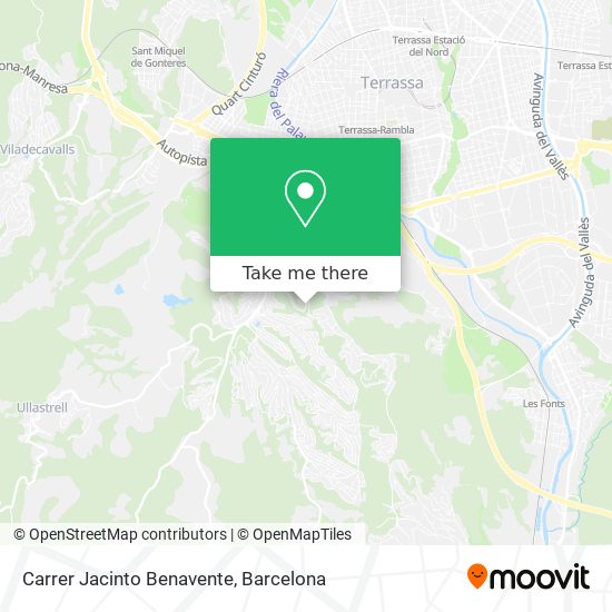 Carrer Jacinto Benavente map