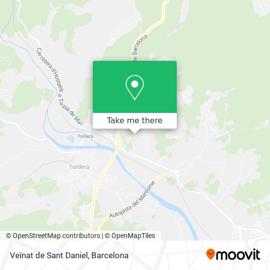 Veïnat de Sant Daniel map